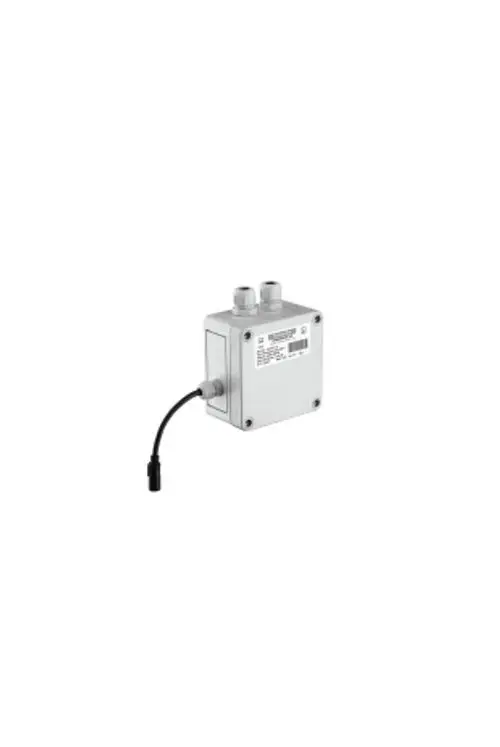 HG Lichtsteuerung von Hansgrohe in einem kompakten Gehäuse mit mehreren Anschlussmöglichkeiten. Gerät für die Steuerung von Lichtsystemen im Innen- oder Außenbereich.